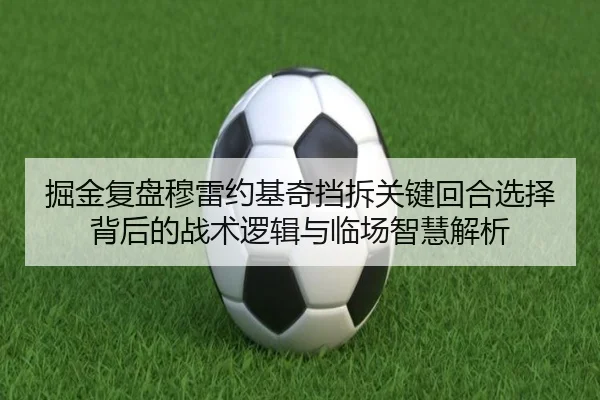 掘金复盘穆雷约基奇挡拆关键回合选择背后的战术逻辑与临场智慧解析